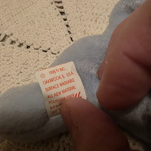 TY  Peanut The Elephant Beanie Baby - Picture 4 of 6